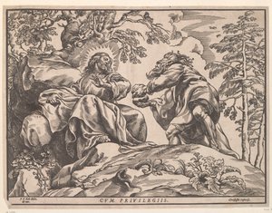 Versuchung Christi von Christoffel Jegher