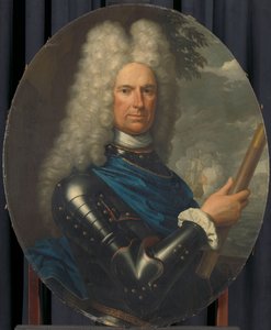 Porträt von Konteradmiral Arent van Buren von Christoffel Lubienitzki