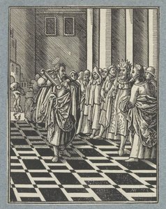 Jeremia und das Joch von Babylon von Christoffel van Sichem (II)
