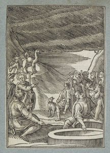 Joseph wird in die Grube geworfen von Christoffel van Sichem (II)