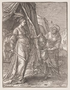 Judith mit dem Kopf des Holofernes von Christoffel van Sichem I