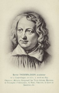 Bertel Thorvaldsen, dänischer Bildhauer von Christoffer Wilhelm Eckersberg