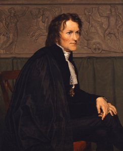 Porträt des Bildhauers Bertel Thorvaldsen 1770-1844, 1838 von Christoffer Wilhelm Eckersberg