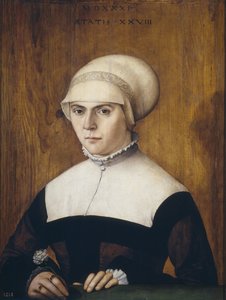 Die Frau von Jörg Zörer im Alter von 28 Jahren, 1531 von Christoph Amberger