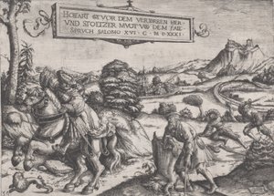Hochmut kommt vor dem Fall, 1531 von Christoph Bockstorffer