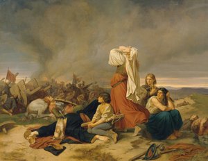 Die Schlacht bei Lipan 1434 von Christoph Christian Ruben