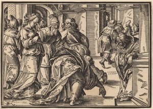 Christus erzählt seinen Jüngern vom Jüngsten Gericht von Christoph Murer