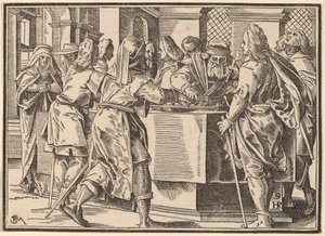 Christus erzählt seinen Jüngern vom Jüngsten Gericht von Christoph Murer