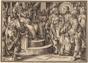 Christus erzählt seinen Jüngern vom Jüngsten Gericht von Christoph Murer