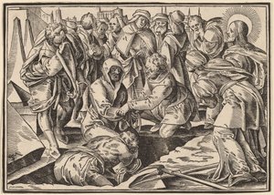 Christus erzählt seinen Jüngern vom Jüngsten Gericht von Christoph Murer