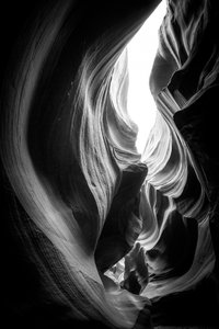 Fließendes Canyonlicht