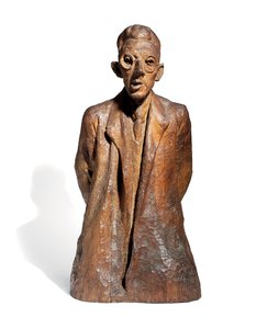 Porträt des Kritikers Arthur Binz, um 1926 von Christoph Voll