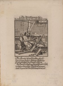 Der Blasinstrumentenmacher von Christoph Weigel the Elder