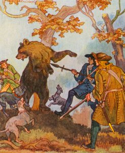 Bärenjagd von Christophe (1856 1945)