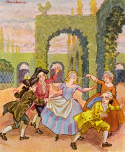 Blinde Kuh-Spiel von Christophe (1856 1945)