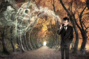 Unheimliche Herbstbegegnung von Christophe Kiciak