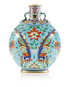 Minton Cloisonné Vase, 1867