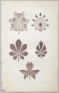 Die Kunst des dekorativen Designs: mit einem Anhang, der die Stunden des Tages angibt, zu denen Blumen öffnen, veröffentlicht von Day & Son, London, 1862