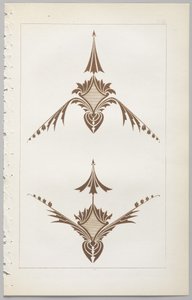 Die Kunst des dekorativen Designs: mit einem Anhang, der die Stunden des Tages angibt, zu denen Blumen öffnen, veröffentlicht von Day & Son, London, 1862
