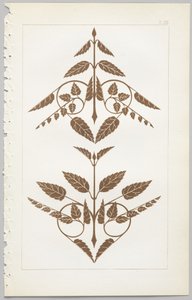 Die Kunst des dekorativen Designs: mit einem Anhang, der die Stunden des Tages angibt, zu denen Blumen öffnen, veröffentlicht von Day & Son, London, 1862