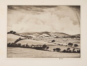 Ein Tal in den South Downs, veröffentlicht 1925