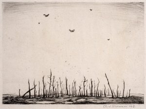 Dieses verfluchte Holz, 1918 von Christopher Richard Wynne Nevinson