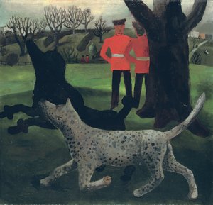 Spielende Hunde