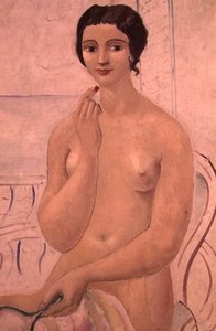 Mädchen mit Lippenstift, um 1925