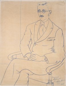 Porträt von Gerald Reitlinger, 1926 von Christopher Wood