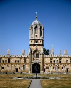 Ansicht der Kuppel des Christ Church College, entworfen von Architekt Christopher Wren von Christopher Wren