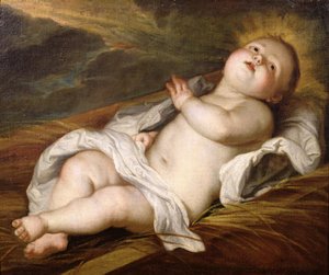 Christuskind von Circle of Anthony van Dyck