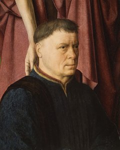 Ein Stifter präsentiert von einem Heiligen, ca. 1460-65 von Circle of Dieric Bouts