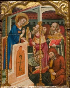 Der Streit des heiligen Stephanus mit den Juden