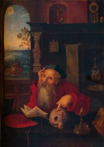 St. Hieronymus in seinem Studierzimmer, ca. 1530, 1920