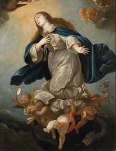 Maria Immaculata von Circle of Mateo Cerezo