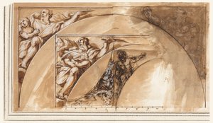 Entwurf für Spandrel-Dekoration