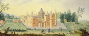 Abtei und Schloss in Egmond von Claes Jacobsz van der Heck
