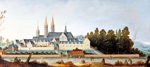 Abtei und Schloss Egmond von Claes Jacobsz. van der Heck