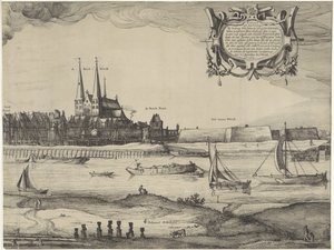 Profil von Deventer (Platte IV) von Claes Jansz. Visscher (II) (possibly)