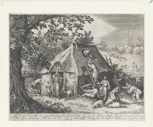 Christus bei der Schafhürde von Claes Jansz. Visscher (II)