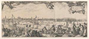 Profil von Amsterdam, gesehen vom IJ (rechter Teil)