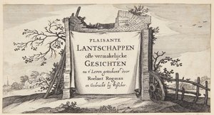Titelblatt zu „Landschaften mit Dörfern nahe Amsterdam“