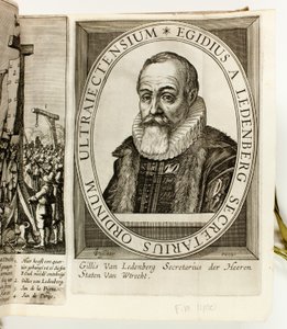 Ein Album niederländischer politischer Drucke und Pamphlete über Prinz Maurits von Oranien und Johan van Oldenbarnevelt