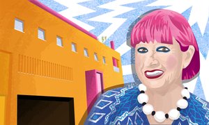 Dame Zandra Rhodes und das Fashion & Textiles Museum in Bermondsey, London von Claire Huntley