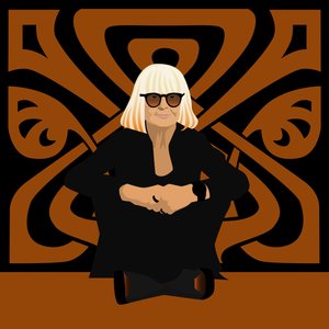Porträt von Barbara Hulanicki, Modedesignerin, Gründerin von Biba, Innenarchitektin und Illustratorin