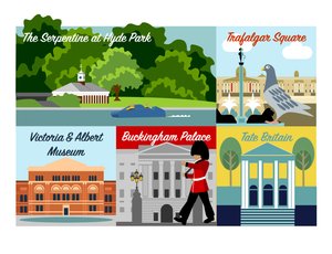 Postkarte aus London von Claire Huntley