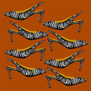 Zebra Slingbacks von Claire Huntley