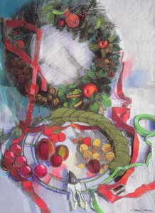 Herstellung von Weihnachtsgirlanden von Claire Spencer