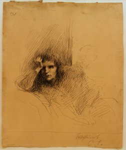 Selbstbildnis von Clara Siewert