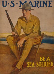 U.S. Marine - Sei ein Seesoldat, 1917 von Clarence F. Underwood